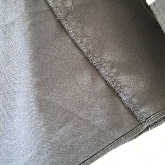 ADRIANNA PAPELL Black Polka Dot Sleeveless Feminine Ruffle Sheath Dress 12 - Picture 7 of 12